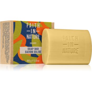 Faith In Nature Hand Made Soap Orange Sapun natural - imagine 2